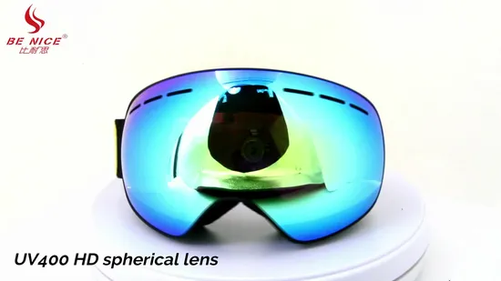 Easy Change Dural Lens Qualified Ski Lens Goggles TPU Frame Priate Logo Strap