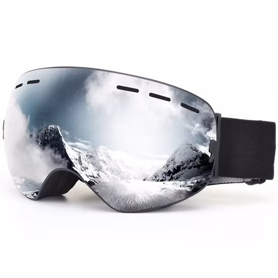 Occhiali da sci protettivi per sport invernali personalizzati all'ingrosso per sci, neve, snowboard
