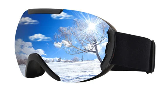 Anlorr Piccoli occhiali da snowboard specchiati di design senza cornice all'ingrosso Occhiali da sci per occhiali da neve